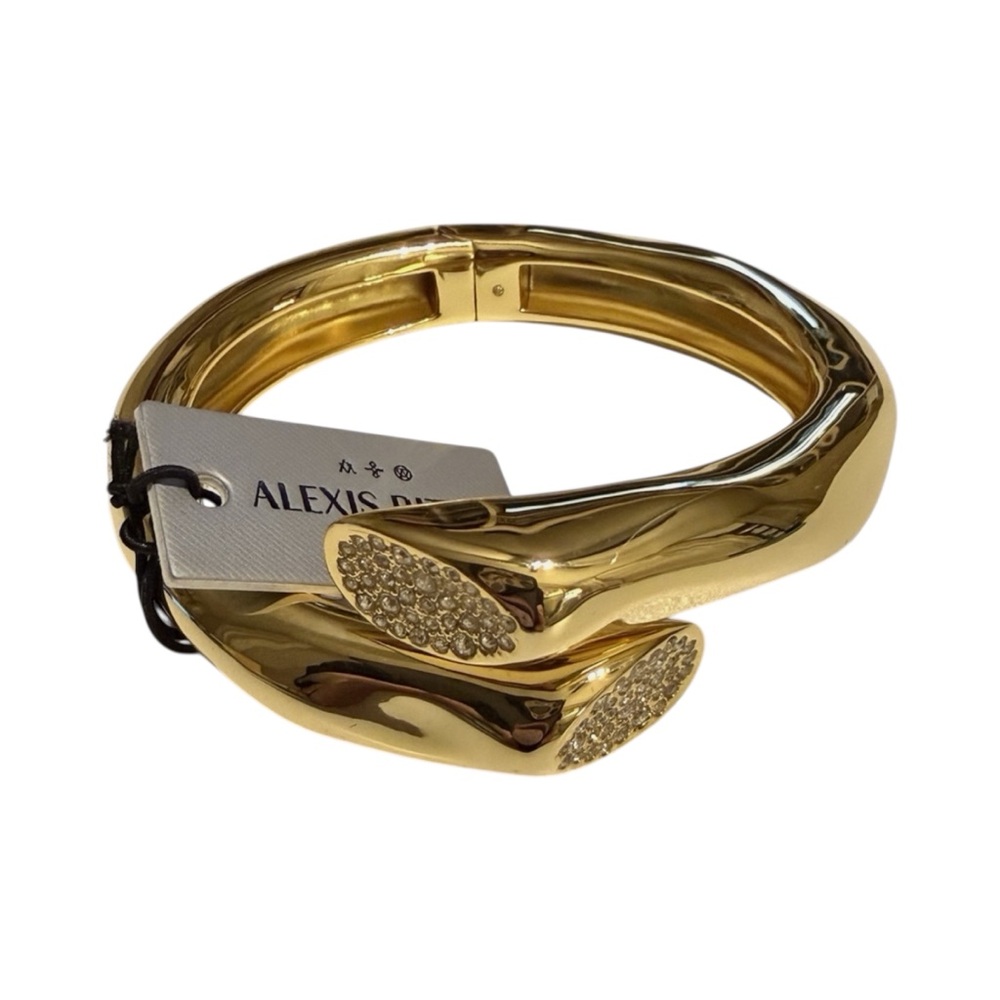 Alexis Bittar
Solanales Crystal & 14K-Gold-Plated Cuff Bracelet - Picture 2 of 5
